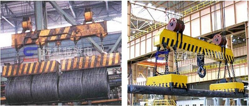 MW12系列、MW15系列吊運(yùn)捆扎螺紋鋼、圓鋼用起重電磁鐵